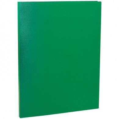 Папка с пружинным cкоросшивателем OfficeSpace, 15мм, 500мкм, зеленая (арт. FS5_320)